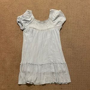 Baby blue baby doll dress